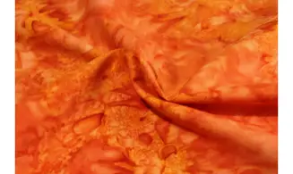 Batik orange citrouille