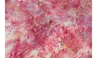 Batik design rose jaune