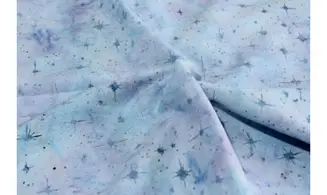 Batik étoilé bleu violet