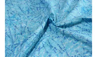 Batik bleu empreintes