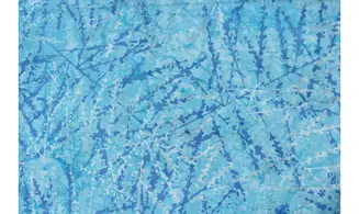 Batik bleu empreintes