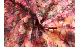 Batik fleurs d'automne