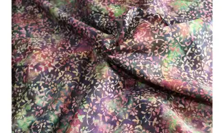 Batik fleurs de l'ombre