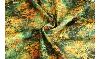 Tissu lumière de la forêt