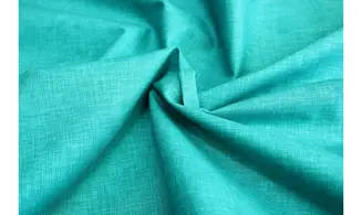 Tissu linen Turquoise
