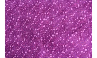 Tissu violet fleurettes