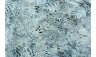 Batik gris bleu fougères