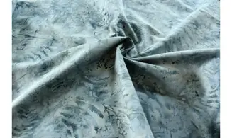 Batik gris bleu fougères