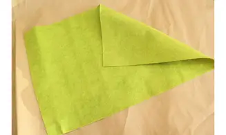 Feutrine vert jaune 45x30cm