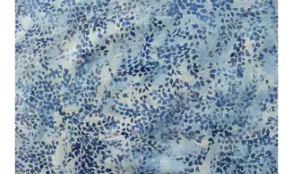Batik bleu frémissement