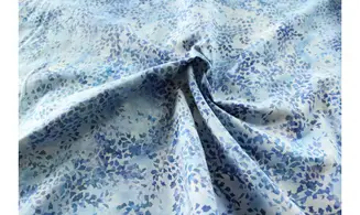 Batik bleu frémissement