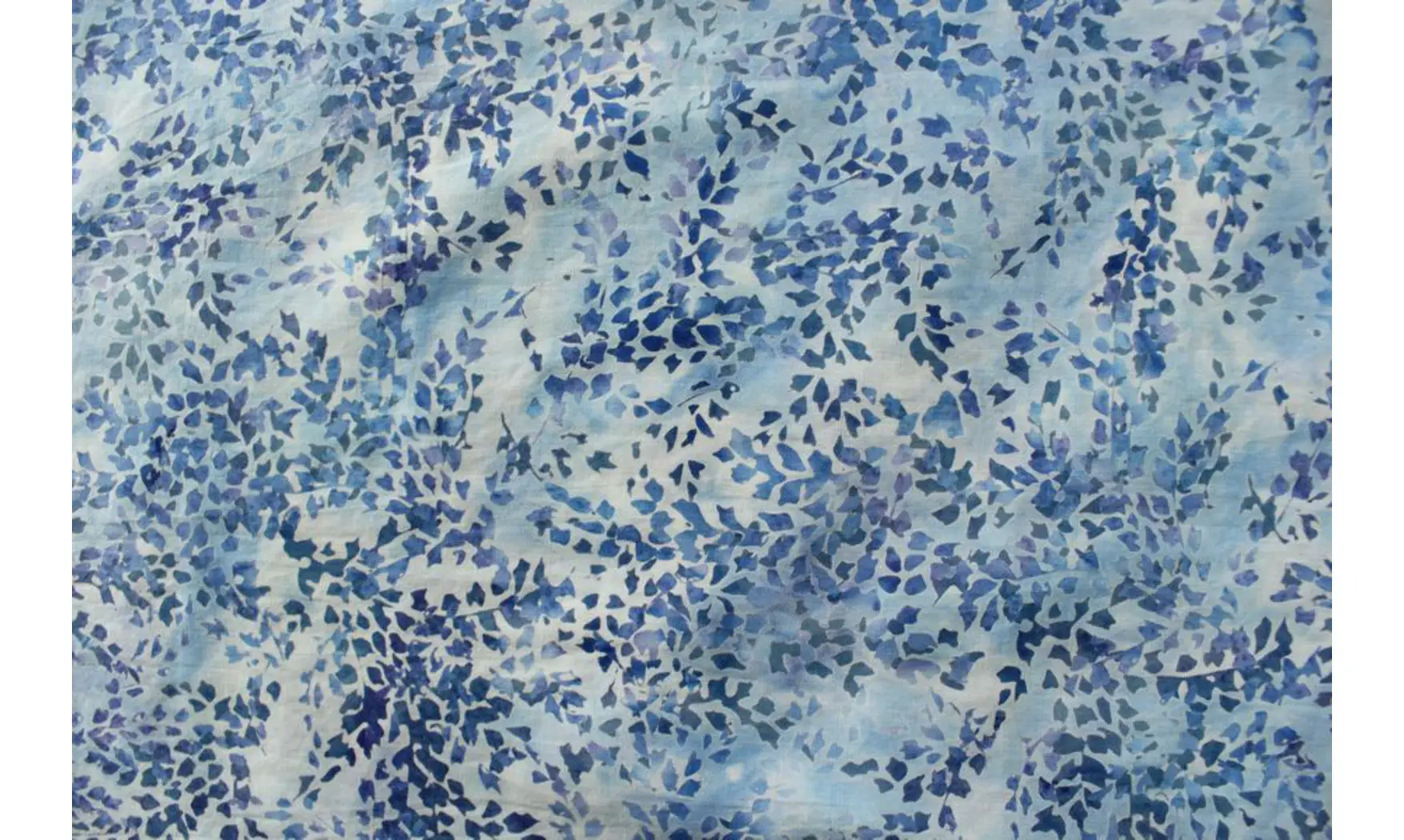 Batik bleu frémissement