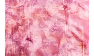 Batik violet reflets saumon