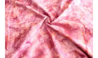 Batik violet reflets saumon