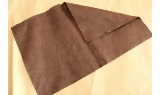 Feutrine marron 45x30cm