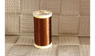 Fil métallisé cuivre foncé