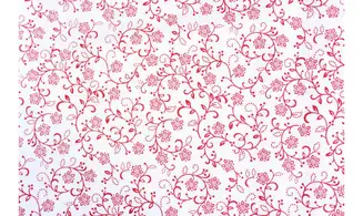 Tissu Scarlet petites fleurs