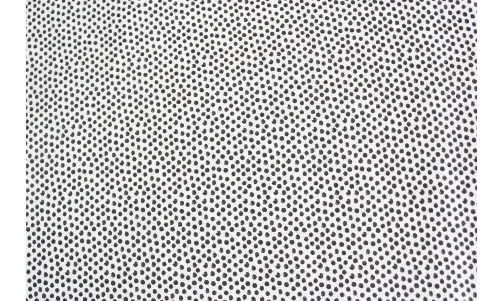 Tissu blanc pois noirs