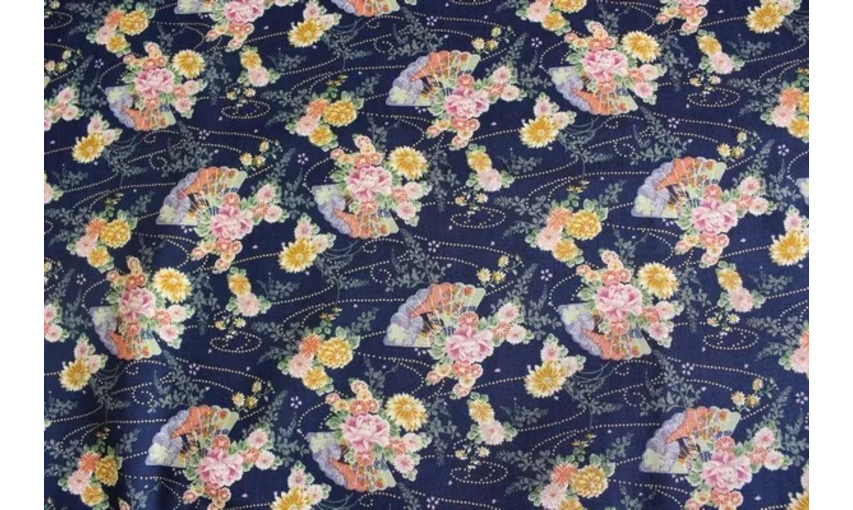 Tissu vol d'éventails