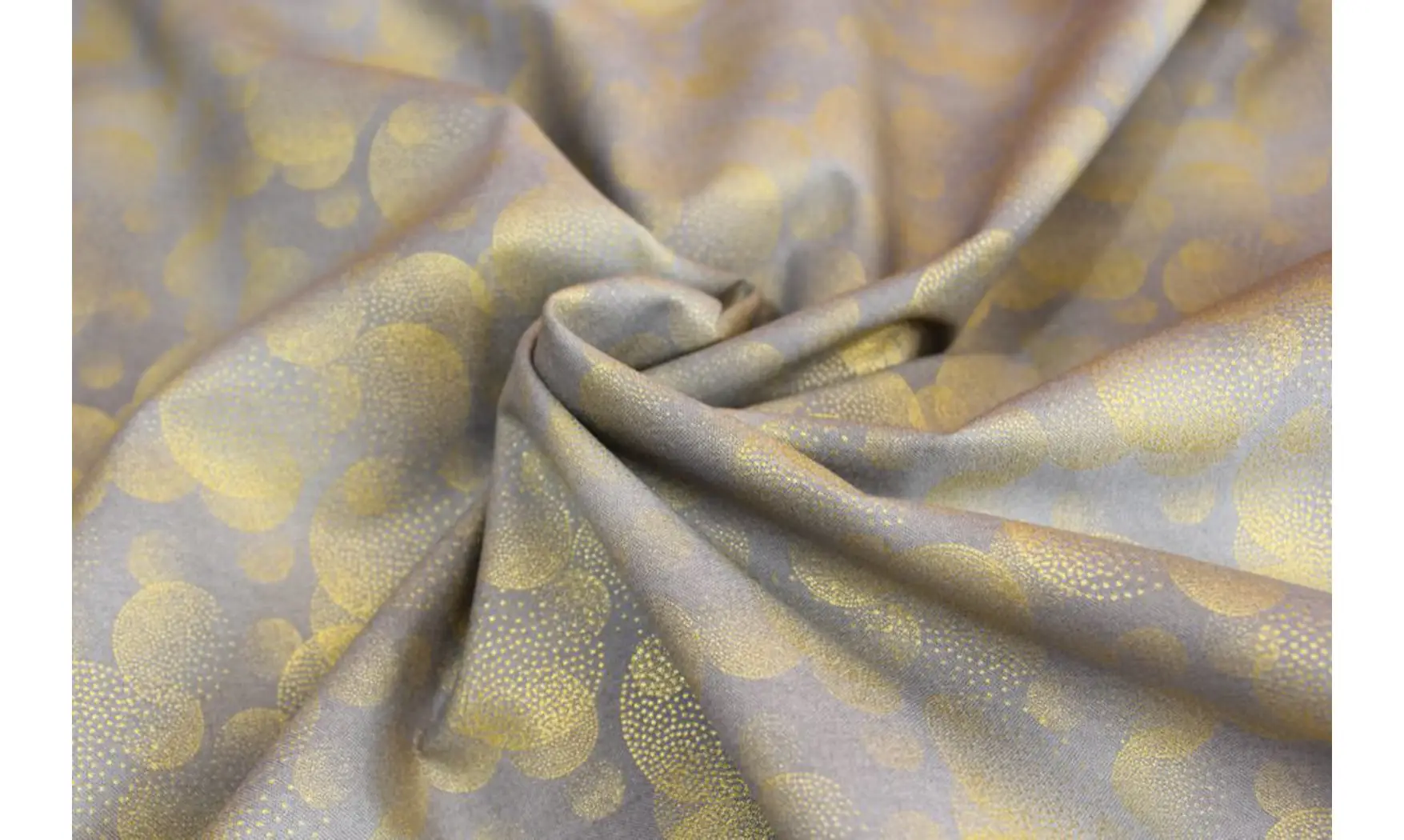 Tissu japonais Kyoto gris doré