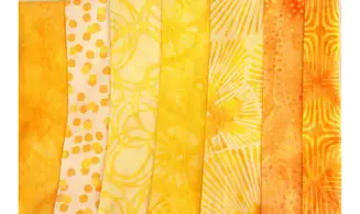 Tesselation jaune poussin