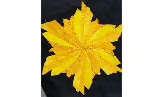 Tesselation jaune poussin