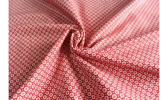 Tissu Rouge et Blanc Basic