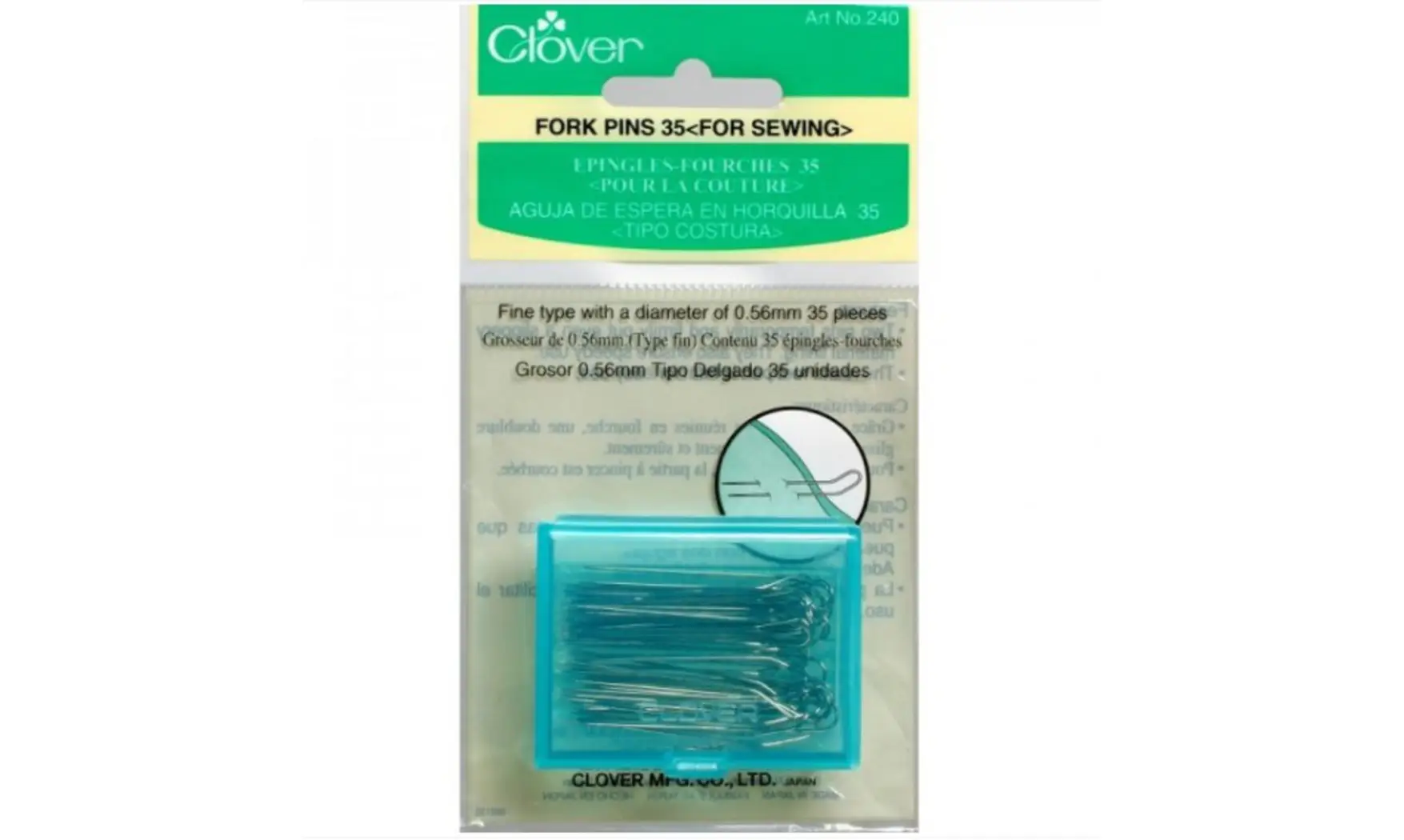 35 épingles fourches