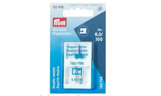 Aiguille double pour machine