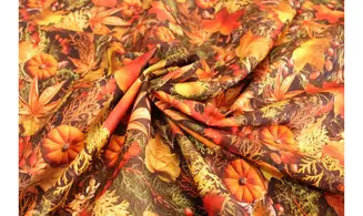 Tissu scène d'automne