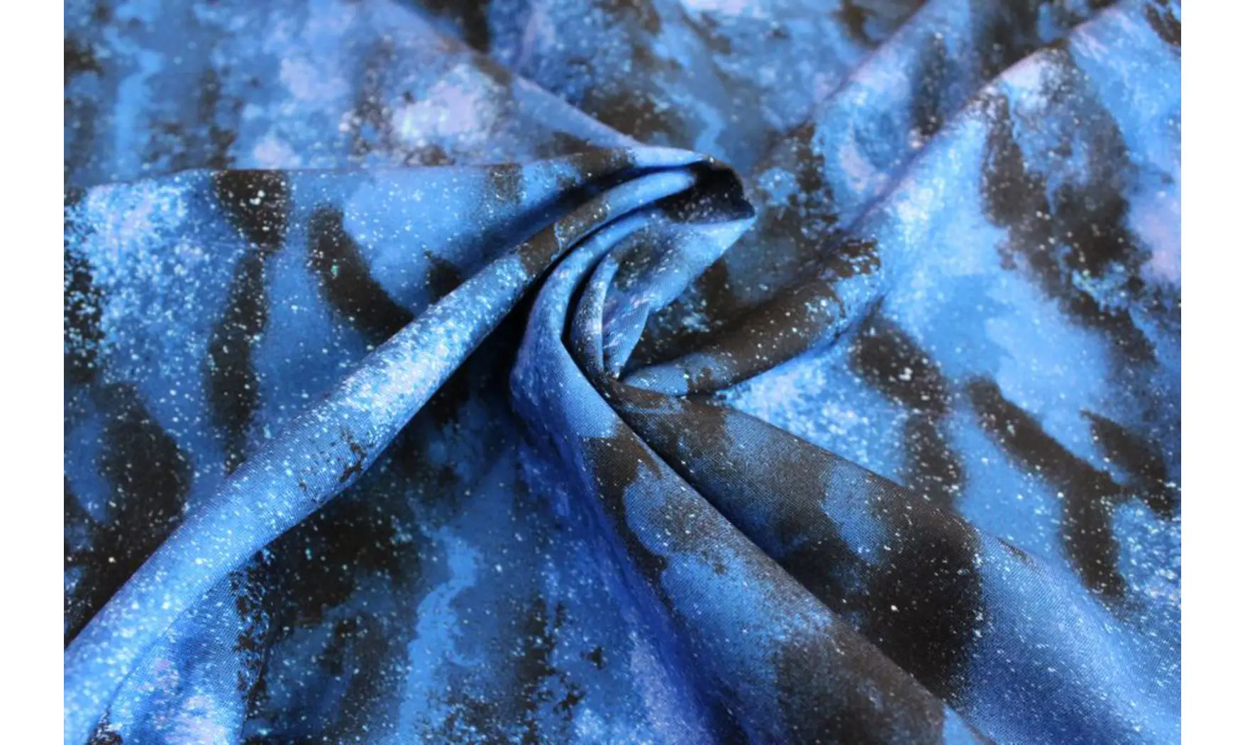 Tissu nuit étoilée et nuages