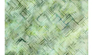 Batik vert d'eau carrés design