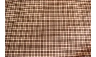 Tissu écossais marron