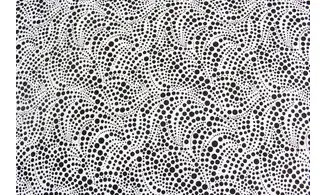 Tissu pois tourbillonnant