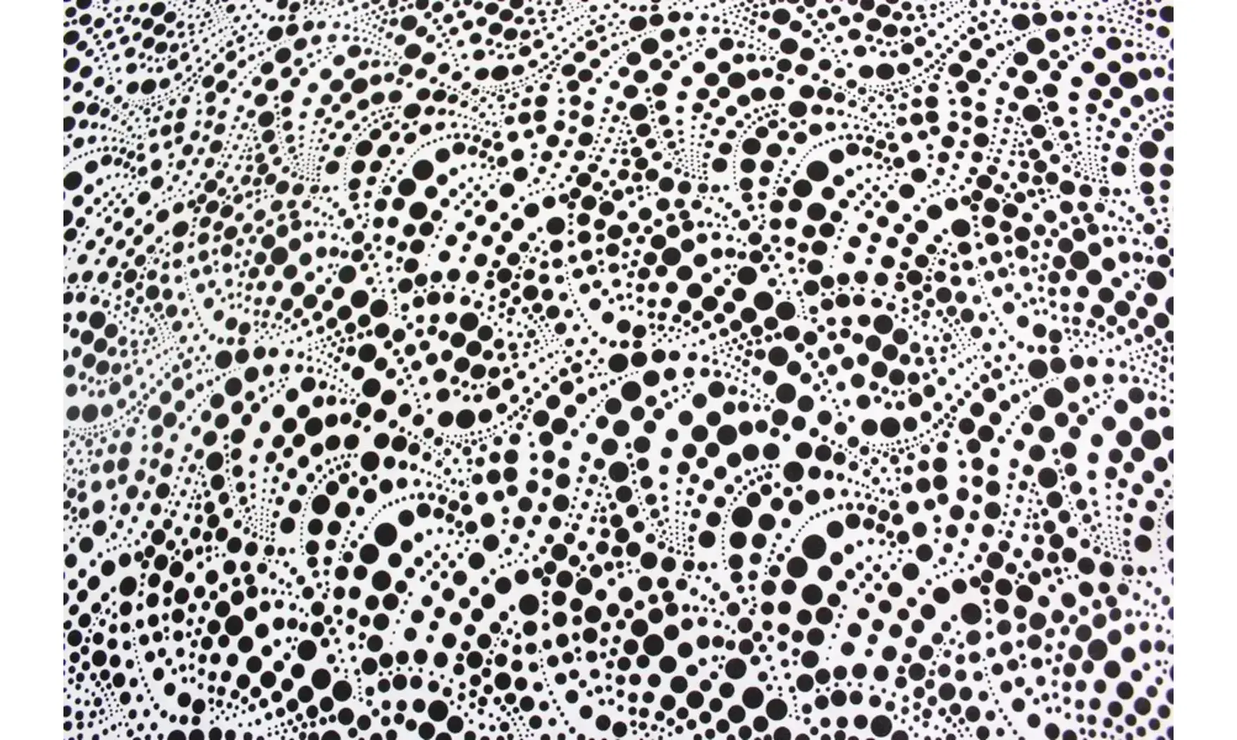 Tissu pois tourbillonnant