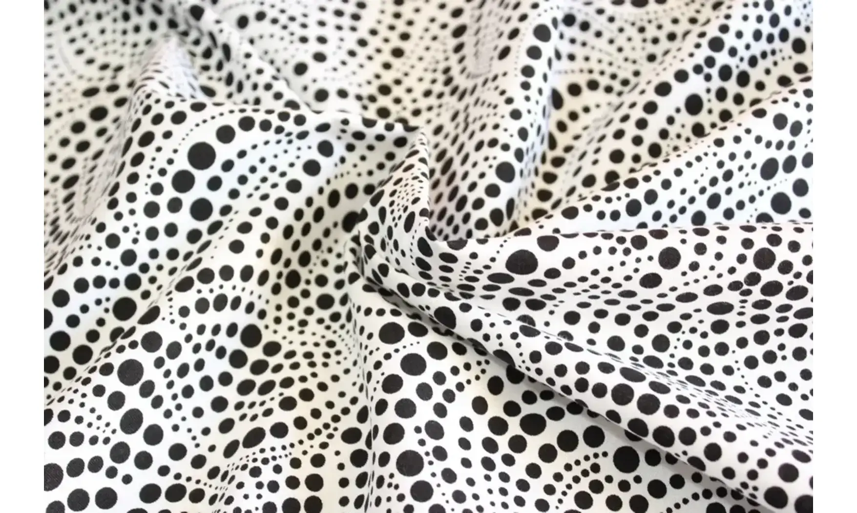 Tissu pois tourbillonnant