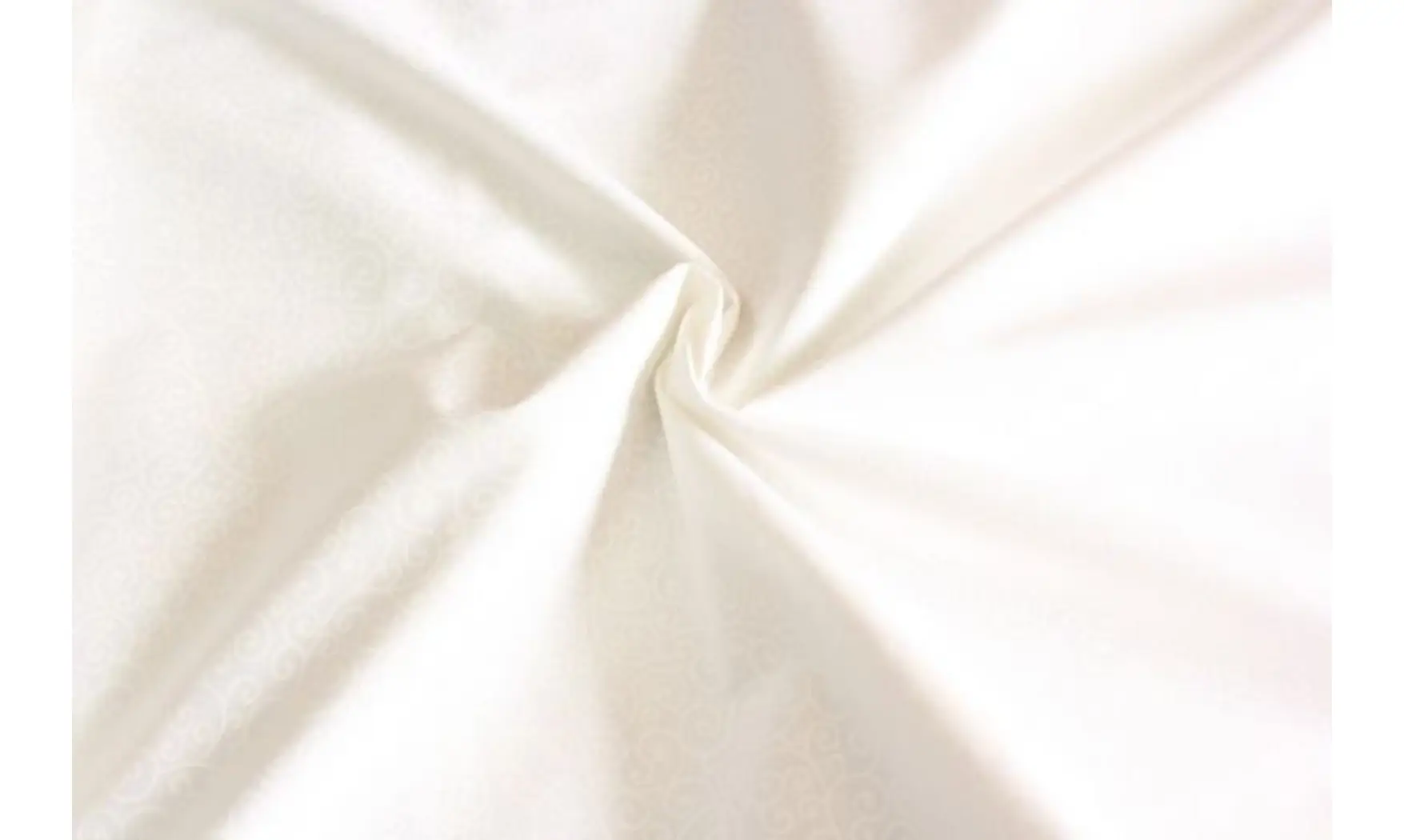 Tissu blanc volutes