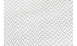 Tissu vagues de pois