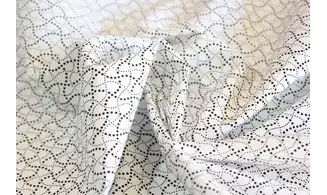 Tissu vagues de pois