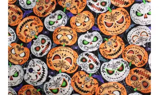 Tissu des citrouilles