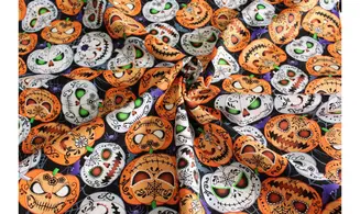 Tissu des citrouilles