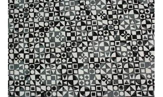 Tissu art de géométrie