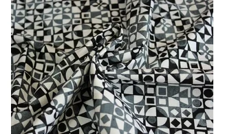 Tissu art de géométrie