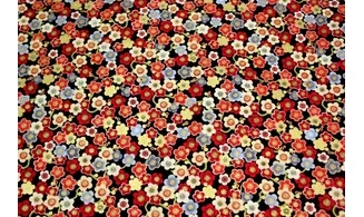 Tissu japonais Lotus