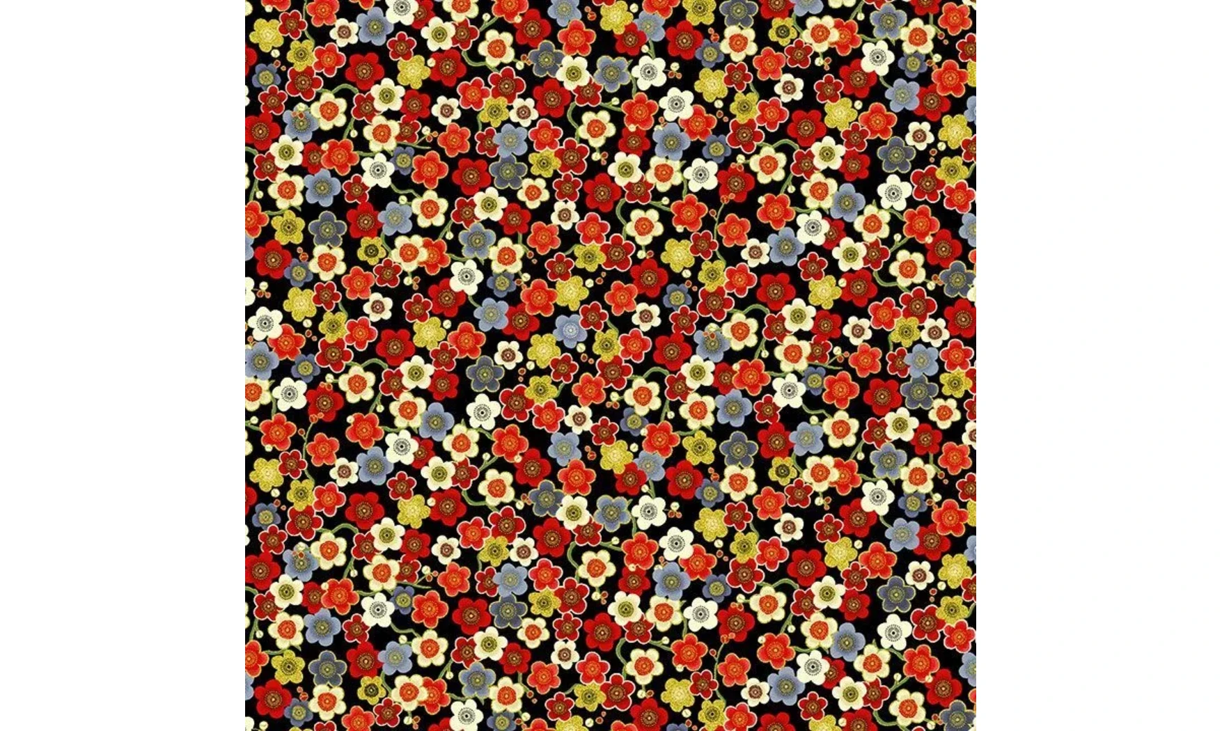 Tissu japonais Lotus