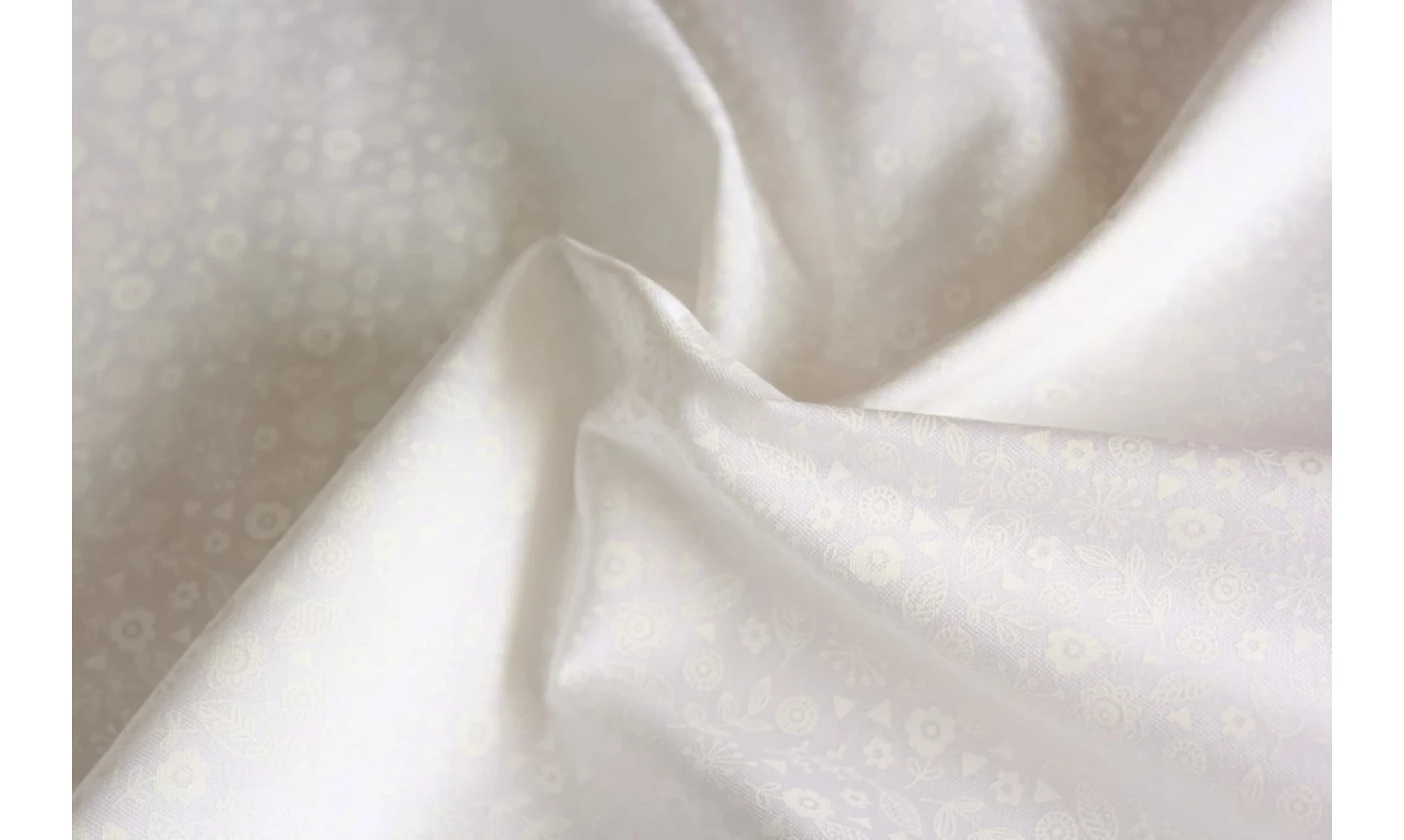 Tissu blanc printemps