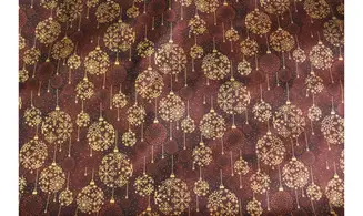 Tissu boules de Noël