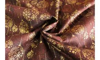 Tissu boules de Noël