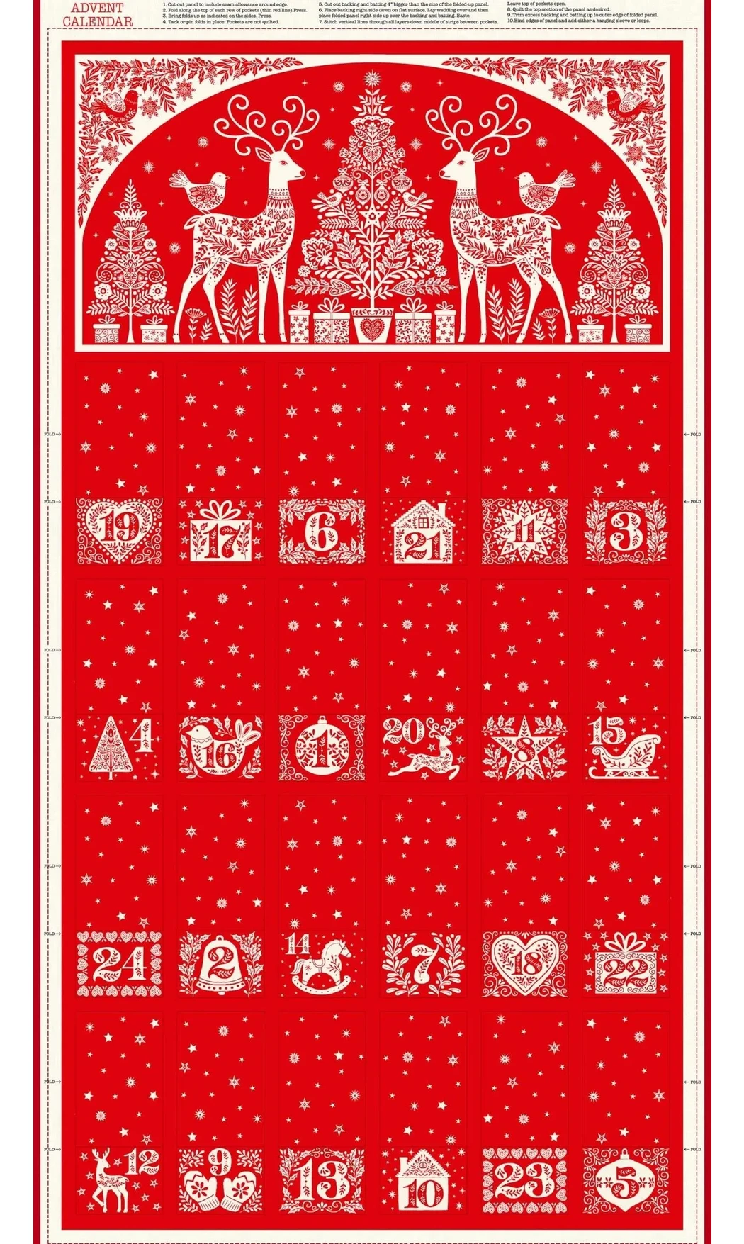 Calendrier de l'avent Scandinave