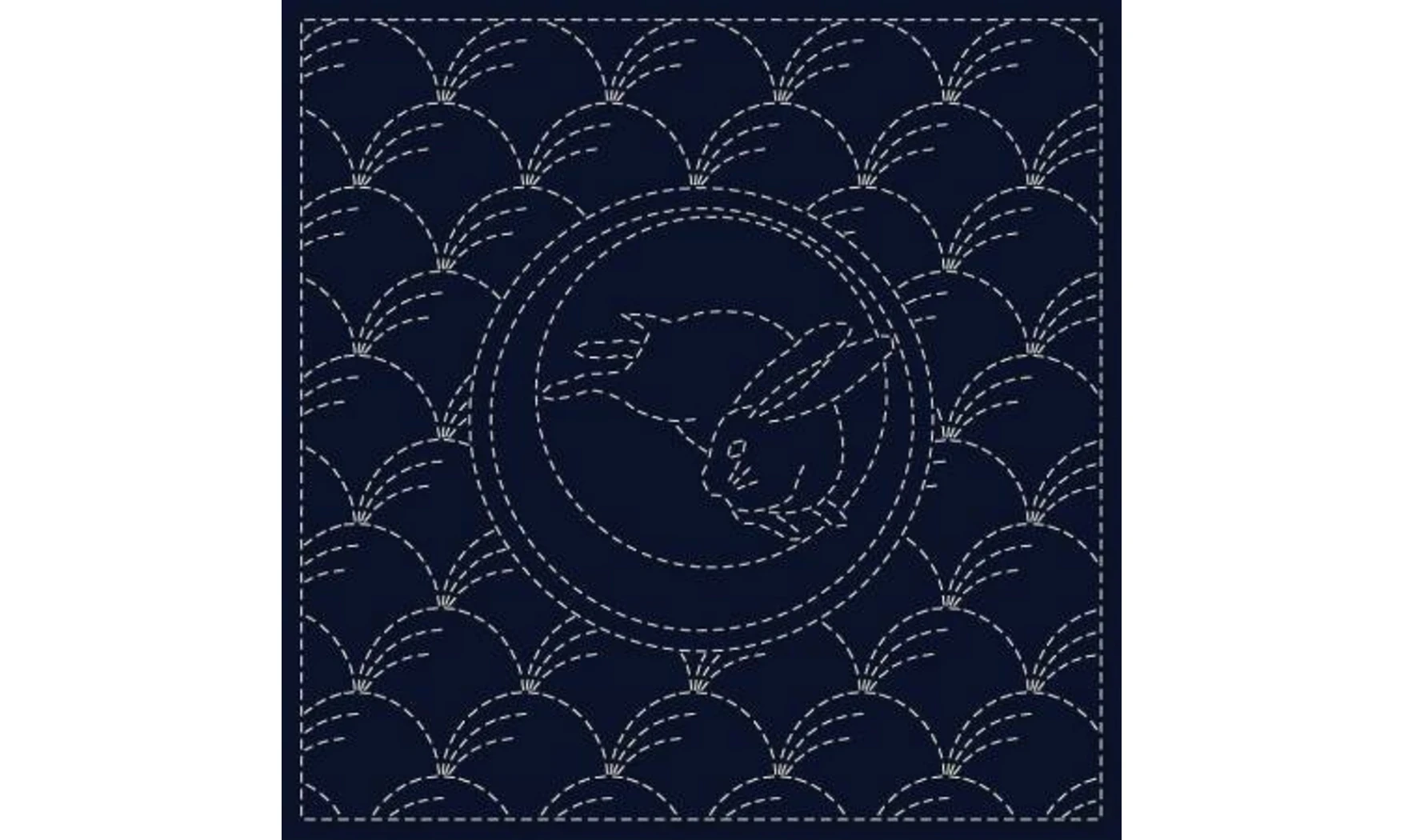 Coupon tissu Sashiko 33 x 66 cm Fujita